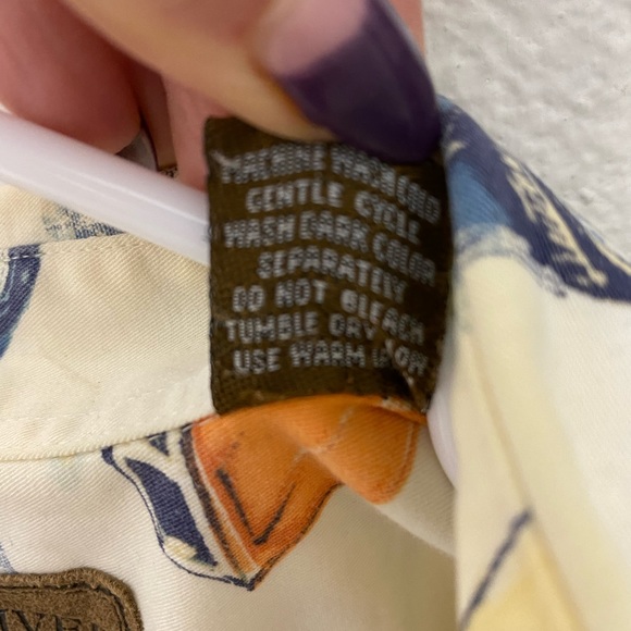 North River Outfitters novelty vintage car short sleeve button down - Picture 4 of 6